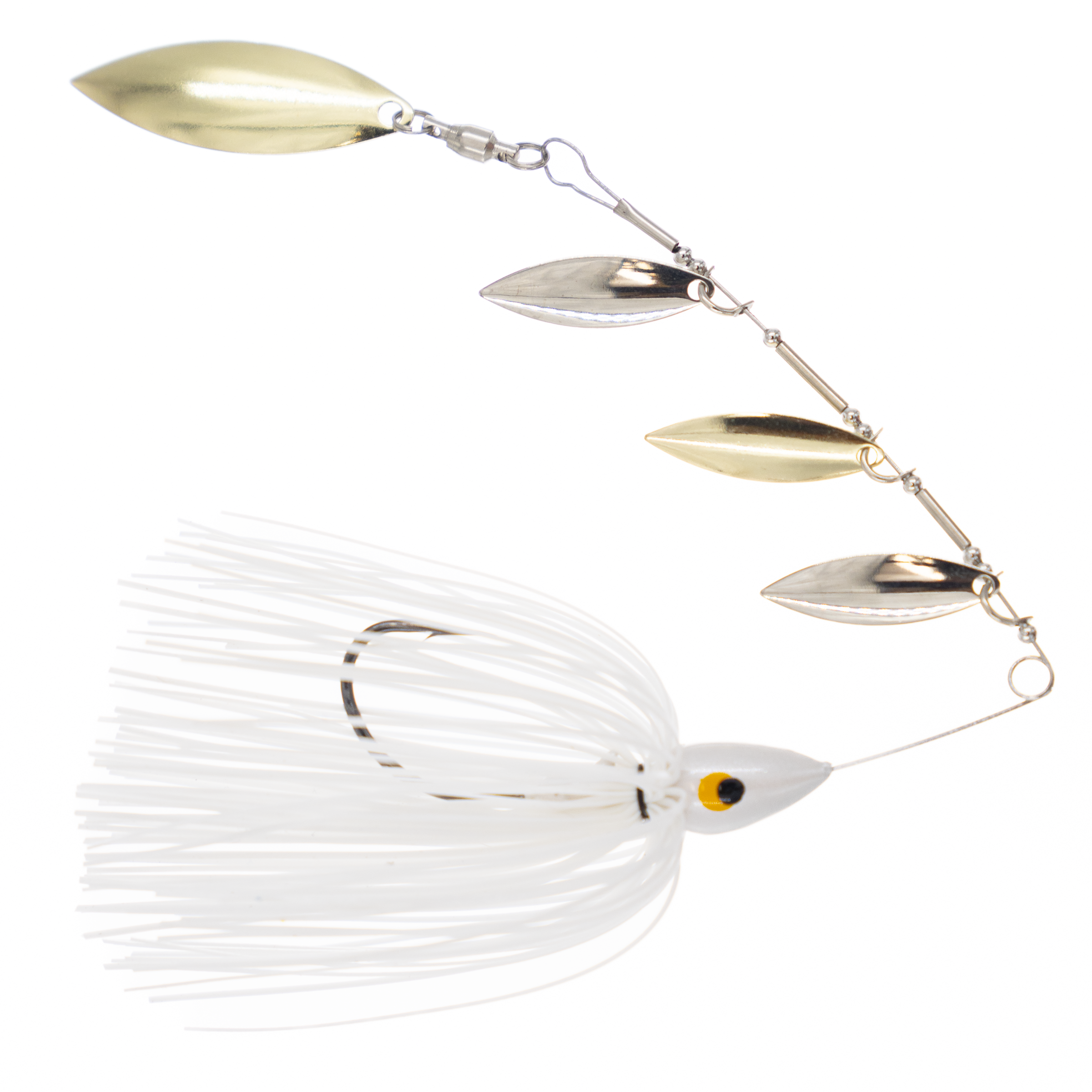 Original Doris Parsons 4 Blade Spinnerbait - White / 1/2 oz Original Doris Parsons 4 Blade Spinnerbait - White / 1/2 oz