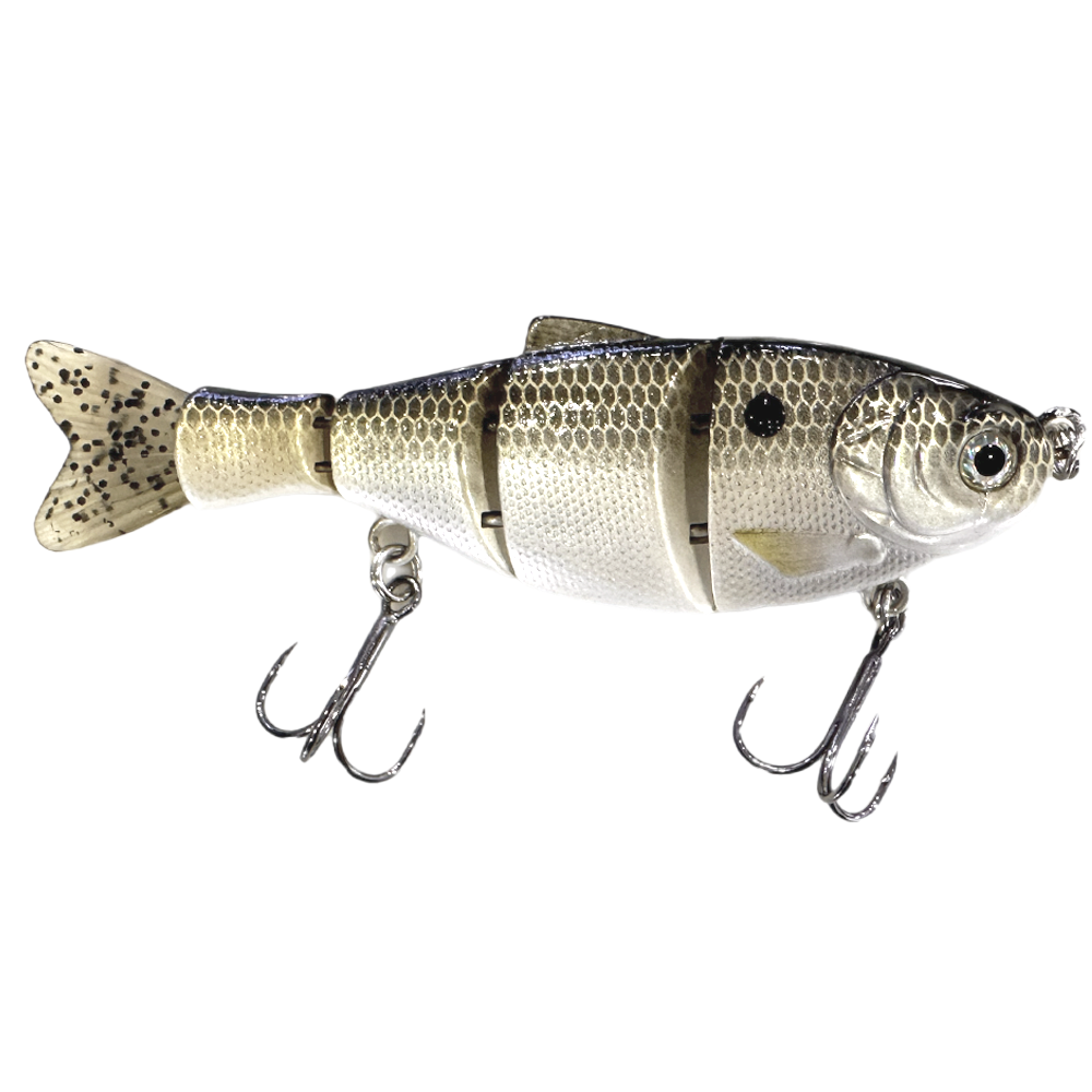 fish biting lure BassMooch Donkey Bite Gizzard Shad 5.5
