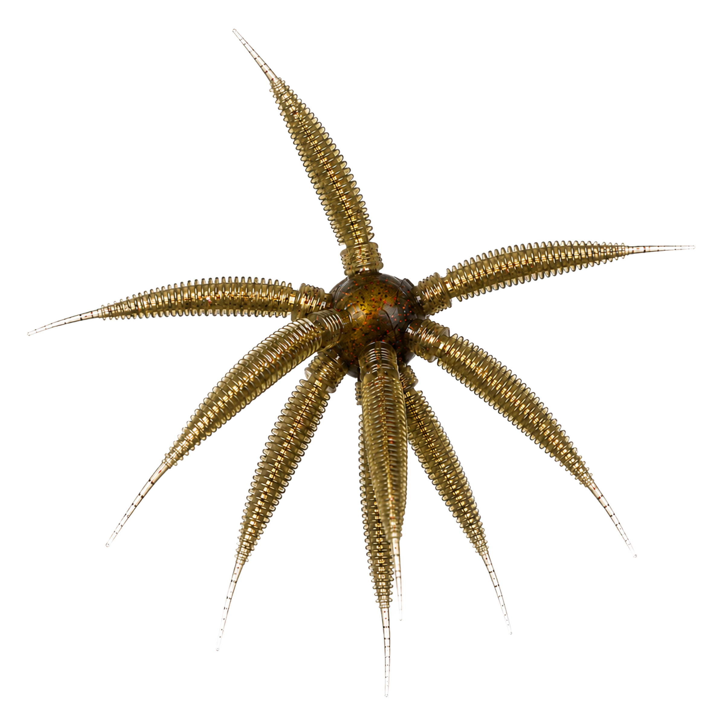 BassMooch Gumball 17 urchin style bait for docks, wood and suspended fish