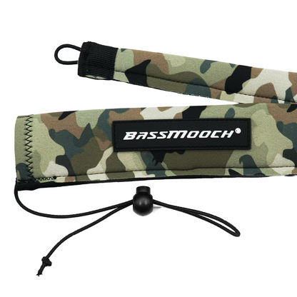 BassMooch Neo Rod Sleeve - Green Camo